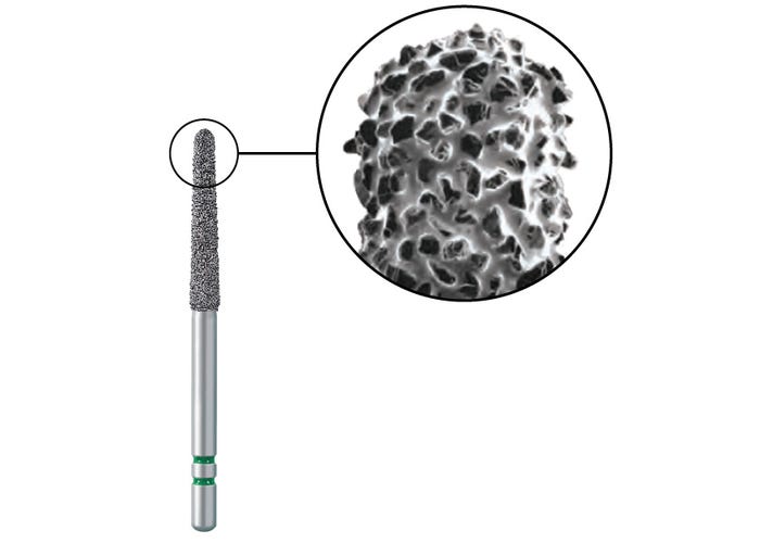 Abrasive Technology 254.SB Two Striper FG Friction Grip Curettage Medium Grit Diamond Burs 5/Pk 2015617 Abrasive Technology 254.SB Two Striper FG Friction Grip Curettage Medium Grit Diamond Burs 5/Pk 2015617